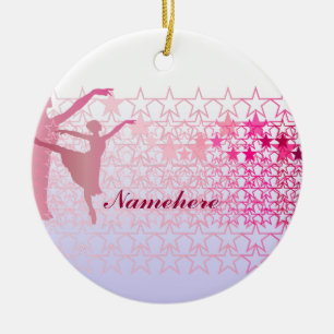 Kundengerecht: Ballerina Keramik Ornament