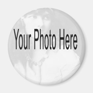 Kundengerecht - Ihr Foto u. Text Magnet