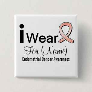 Kundengerecht trage ich ein Endometrial Krebs-Band Button
