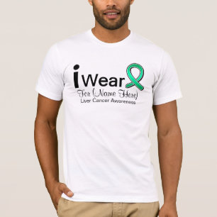 Kundengerecht trage ich Leber-Krebs-Band T-Shirt
