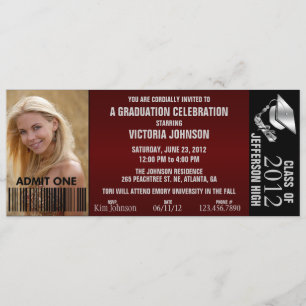 Kundengerechte Abschluss-Aufnahme-Karte laden ein Einladung