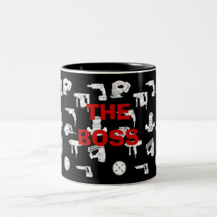 Kundengerechte Bau-Team-Tasse Zweifarbige Tasse