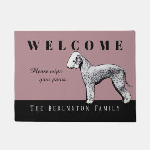 Kundengerechte Bedlington Terrier Fußmatte