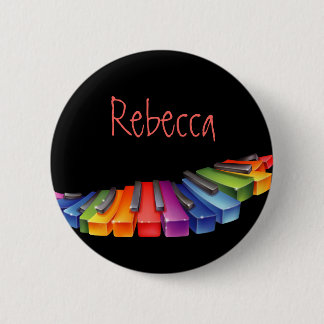Kundengerechte bunte Klavier-Schlüssel Button