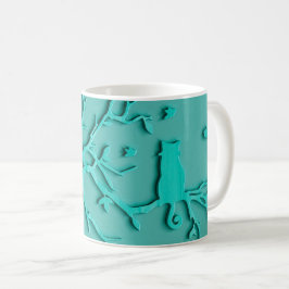KUNDENGERECHTE CAT-TASSE, TÜRKIS-BLAU TASSE