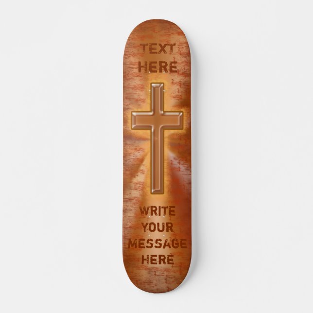 Kundengerechte christliche Skateboards mit (Vorne)