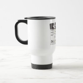 Kundengerechte Clapperboard Standort-Tasse Reisebecher