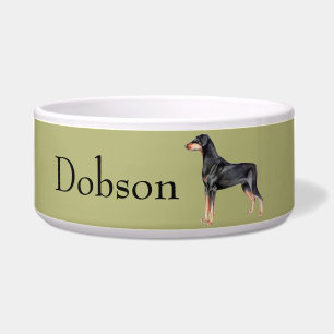 Kundengerechte Dobermannpinscher-Hundeschüssel Napf