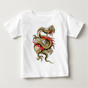 Kundengerechte Entwürfe des chinesischen Drachen Baby T-shirt
