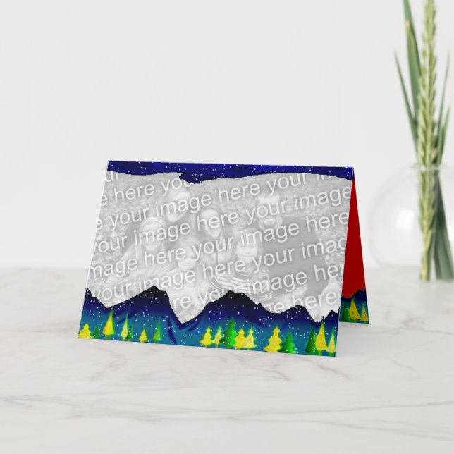 Kundengerechte Feiertags-Karte Feiertagskarte (Vorderseite)