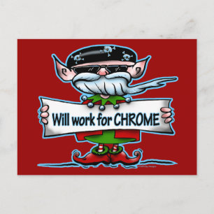 Kundengerechte Feriengeschenke des Radfahrer-Elfs Feiertagspostkarte