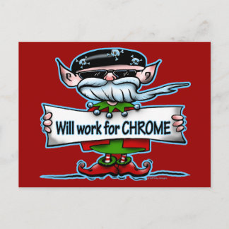 Kundengerechte Feriengeschenke des Radfahrer-Elfs Feiertagspostkarte