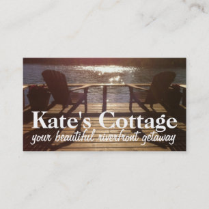 Kundengerechte Foto-Hütten-Geschäfts-Karten Visitenkarte