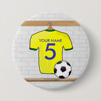 Kundengerechte Fußball-Shirt-Partypreis Knöpfe Button