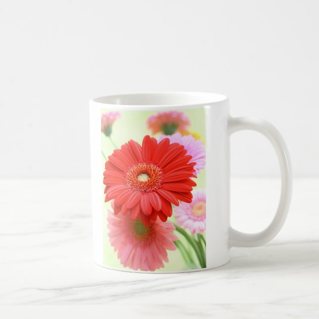 Kundengerechte Gerber Gänseblümchen-Tasse Kaffeetasse (Rechts)