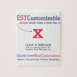 Kundengerechte Geschenk-Schablone Puzzle