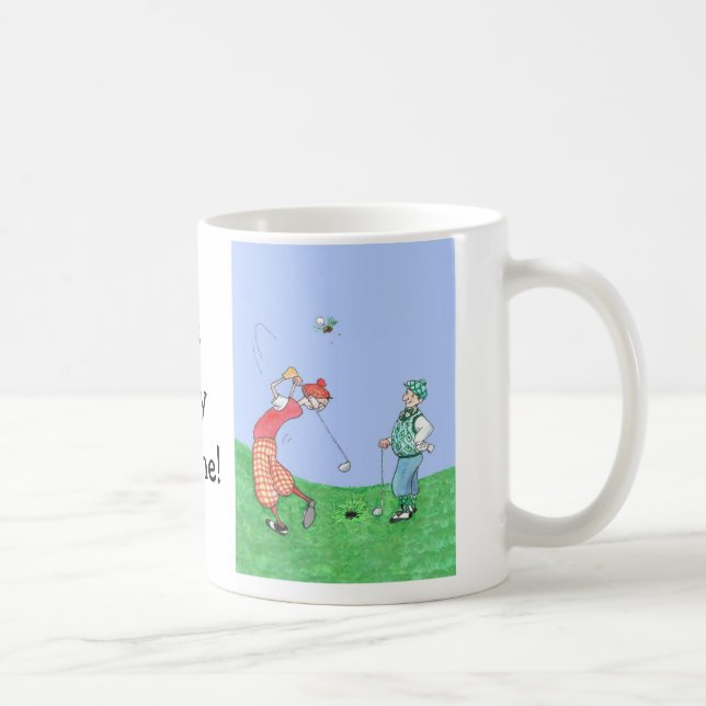 Kundengerechte Golf-Kaffee-Tasse Kaffeetasse (Rechts)