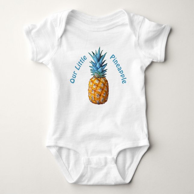 Kundengerechte hawaiische Ananas-Baby-Kleidung Baby Strampler (Vorderseite)