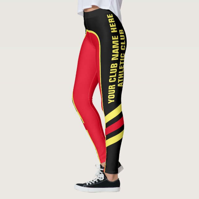 Kundengerechte helle Farbseitenband-Leggings 1 Leggings (Links)