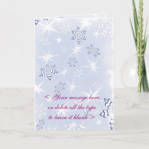 Kundengerechte Karte SNOWFLAKE-1