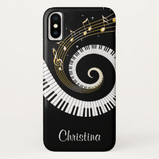 Kundengerechte Klavier-Schlüssel und iPhone X Hülle