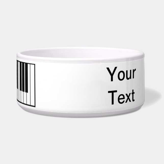 Kundengerechte Klavier-Schüssel Napf (Rechts)