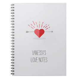 Kundengerechte Liebe-Anmerkungen Notizblock