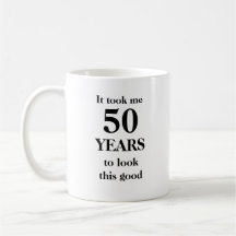 Kundengerechte personalizable 50. Geburtstag Tasse