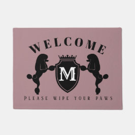 Kundengerechte Pudel-Tür-Matte (kontinentaler Fußmatte