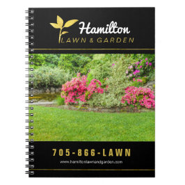 Kundengerechte Rasen-Sorgfalt und im Garten Notizblock