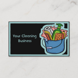 Kundengerechte Reinigungs-Visitenkarteschablone Visitenkarte