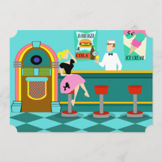 Kundengerechte Retro Getränkespender-Einladungen Einladung