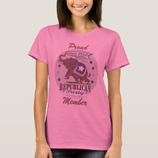 Kundengerechte Schablone - stolzer Republikaner T-Shirt