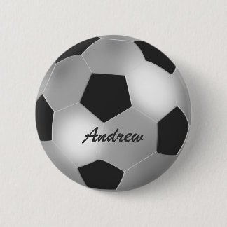 Kundengerechte silberne button