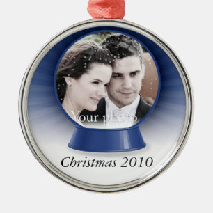 kundengerechte snowglobe Verzierung Ornament Aus Metall