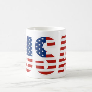 Kundengerechte USA-amerikanische Flagge Tasse
