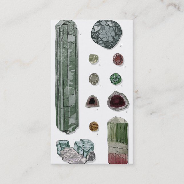 Kundengerechte Visitenkarte für Juweliere (Vorderseite)