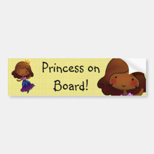 Kundengerechter Aufkleber Prinzessin an Bord Autoaufkleber
