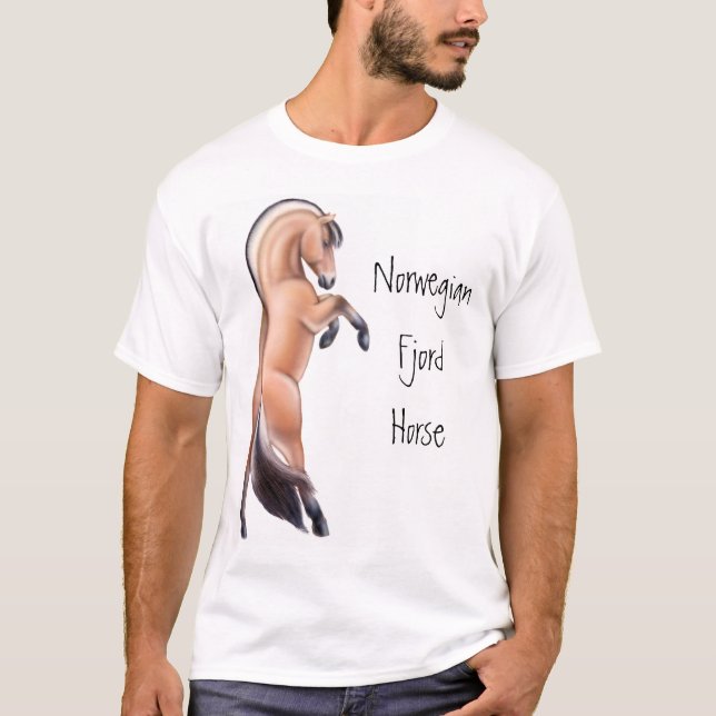 Kundengerechter aufrichtender norwegischer T-Shirt (Vorderseite)