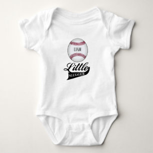 Kundengerechter Baseballbaby-Shirtbodysuit 1 Stück Baby Strampler