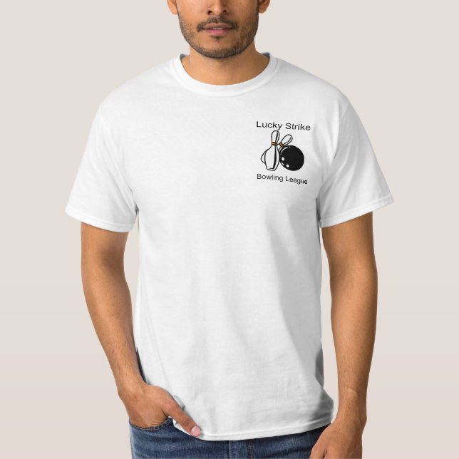 KUNDENGERECHTER Bowlings-T - Shirt (Vorderseite)