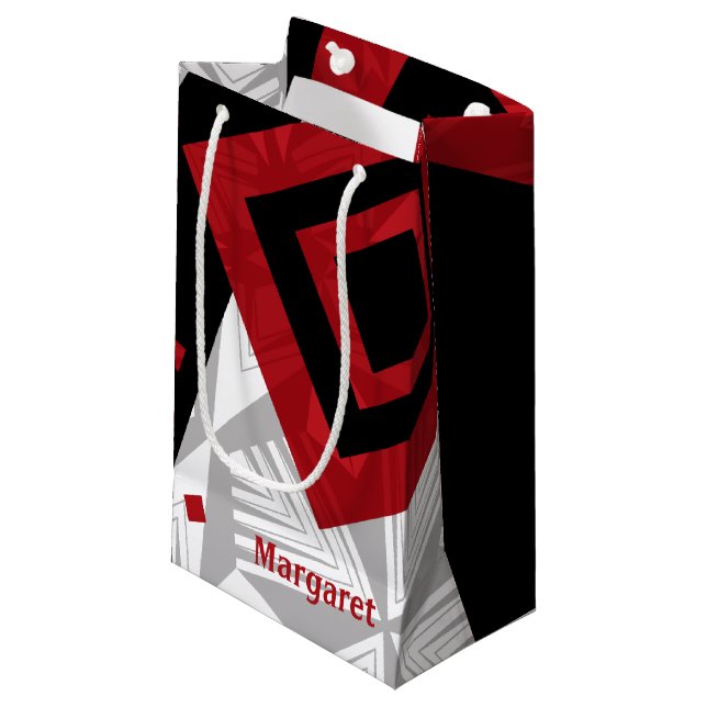 Kundengerechter Farbtanz Kleine Geschenktüte (Vorderseite Schrägansicht)