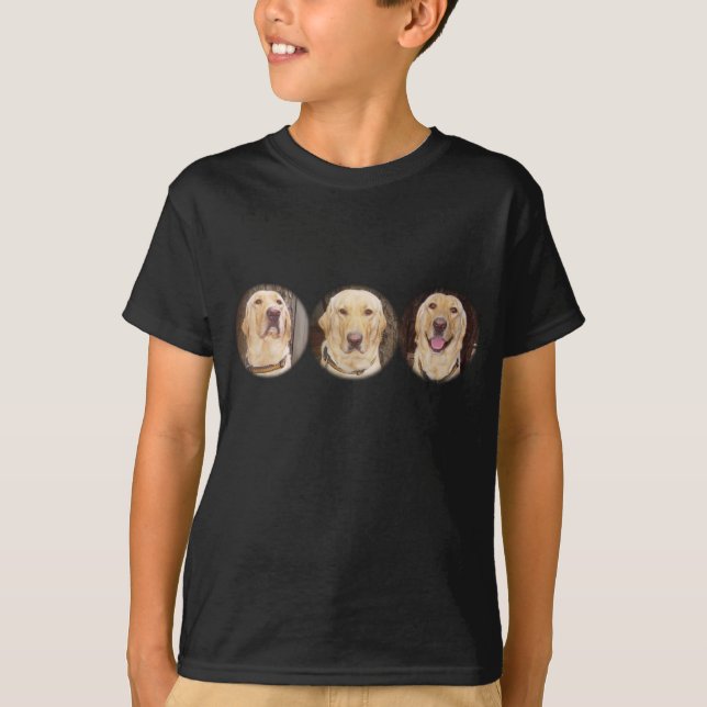 Kundengerechter gelber Labrador T-Shirt (Vorderseite)