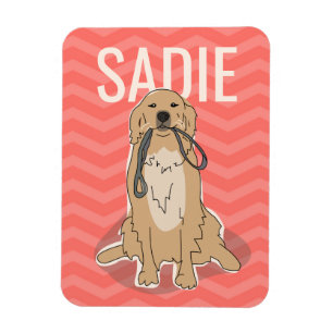 Kundengerechter golden retriever-Magnet Magnet