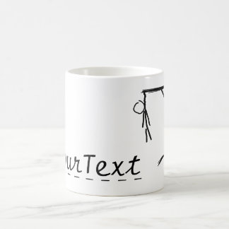 Kundengerechter Henker mit einem Wort Ihrer Wahl Kaffeetasse