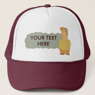 Kundengerechter Hut des netten jüdischen Jungen Truckerkappe