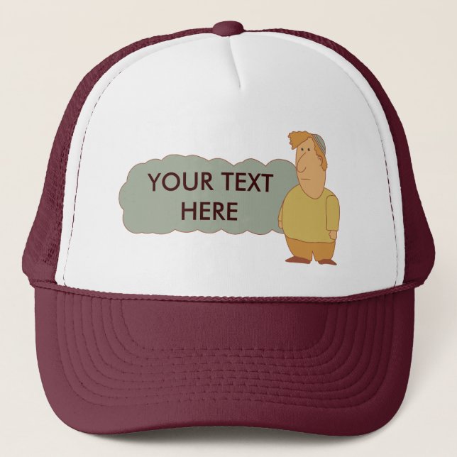 Kundengerechter Hut des netten jüdischen Jungen Truckerkappe (Vorderseite)