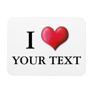 Kundengerechter i-Herz-Magnet 0005 Magnet