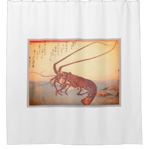 KUNDENGERECHTER JAPANER WOODBLOCK Duschvorhang