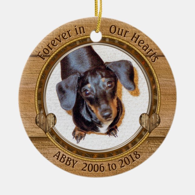 Kundengerechter Keramik Ornament (Vorne)